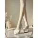 Pure Tea For Dream Angel Love Knot Medium Heel Shoes(Pre-Order/8 Colours/Full Payment Without Shipping)